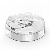 White Electric Rotating Fly Trap - 360 Degree Efficient Insect Catcher for Indoor Use